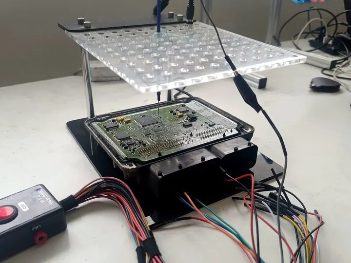 ECU probing and electronics work